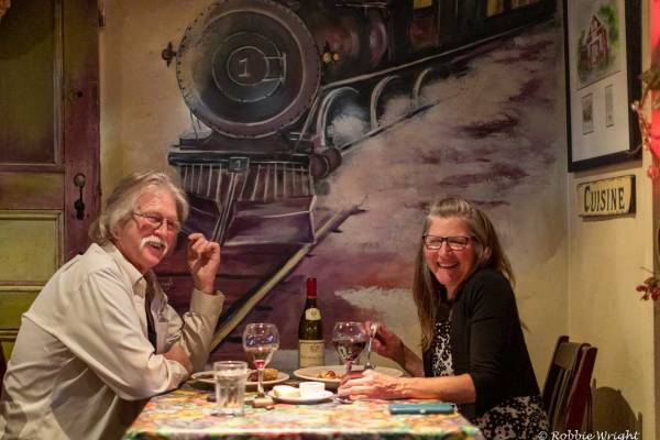 Depot Restaurant Couple enjoying a meal