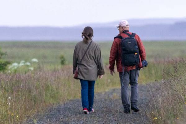 The peninsula has several hiking trails Hiking at Willapa Bay