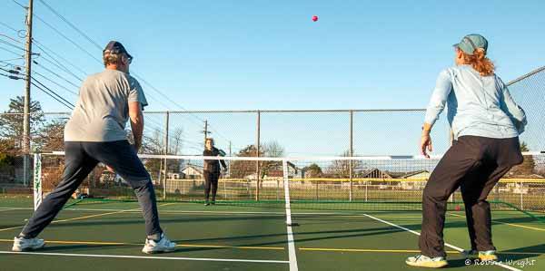 Pickleball is popular amongst the locals Downtown Long Beach, WA has 4 pickleball courts
