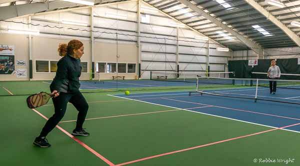 Long Beach Washington has an indoor pickleball and Tennis court Long beach has an indoor pickleball court for visitors