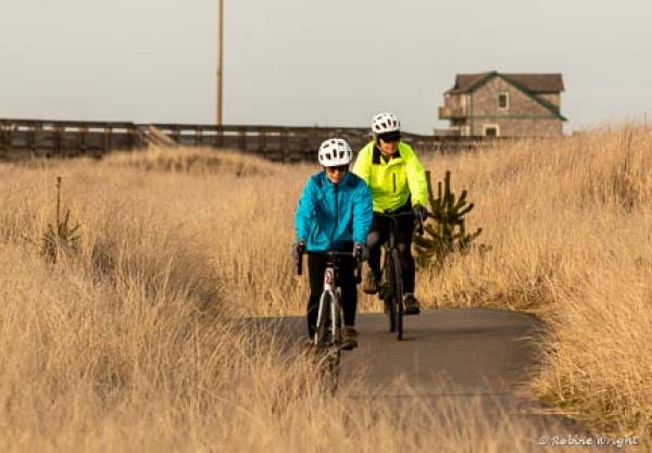 Discovery Trail is one of the most popular attractions in Long Beach, Washington Bikers on Discovery Trail