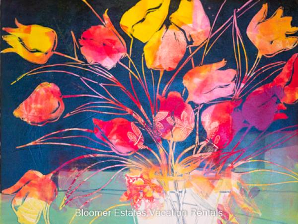 Marie Powell painting of flowers Painting of flowers