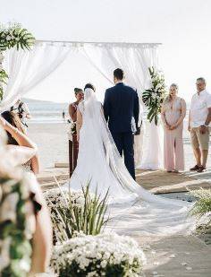 Beach Wedding Couple
