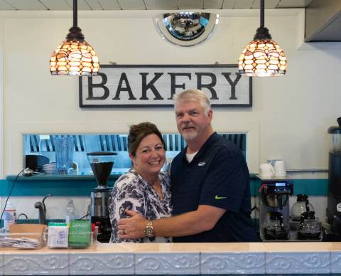 Kings Restaurant Couple at Kings Bakery