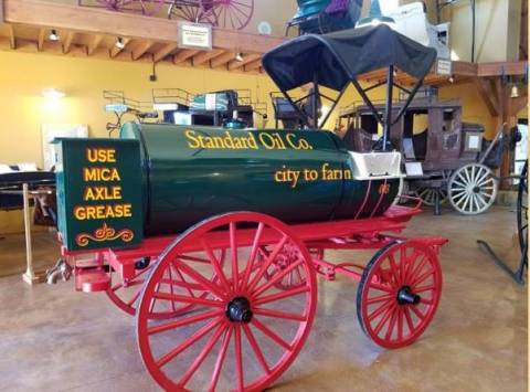 Photo of a carriage in the museum