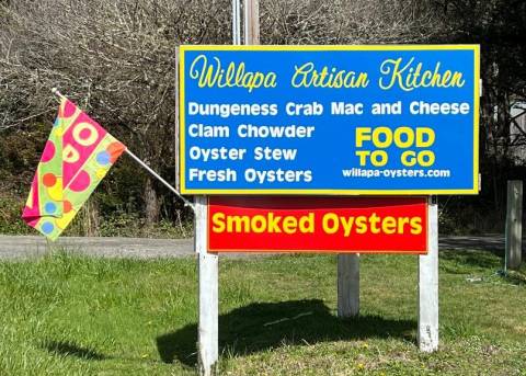 Willapa Artisan Kitchen store sign Willapa Artisan Kitchen