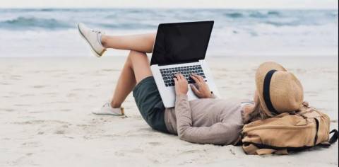 Take your laptop to the beach? Why not?