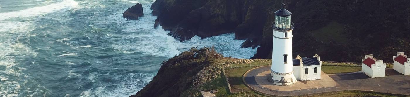 Lighthouse on the Rocks